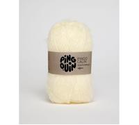 Pingouin - Pelote de Laine PINGO CALIN de 50g - Laine à Tricoter - 38% ACRYLIQUE,62% POLYAMIDE - Aiguille n°3 - Couleur ECRU