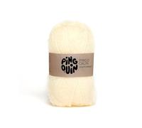 Pingouin - Pelote de Laine Pingo Calin - Laine à Crocheter et à Tricoter - 38% ACRYLIQUE,62% POLYAMIDE - Aiguille n°5 - Couleur BLANC