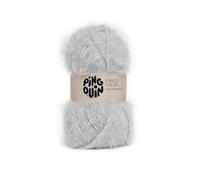 Pingouin - Pelote de Laine Pingo Calin - Laine à Crocheter et à Tricoter - 38% ACRYLIQUE,62% POLYAMIDE - Aiguille n°5 - Couleur BLANC
