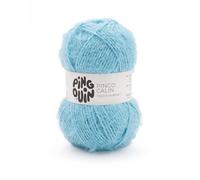 Pingouin - Pelote de Laine PINGO Calin - Laine à Tricoter - 38% Acrylique,62% Polyamide - Aiguille n°5 - Couleur Bleu Clair