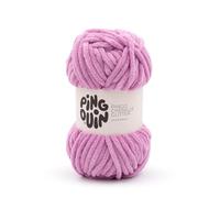 Pingouin - Pelote de Laine Pingo Chenille Glitter - Laine à Crocheter et à Tricoter - 100% POLYESTER - Aiguille n°7 - Couleur VIOLET