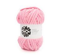 Pingouin - Pelote de Laine Pingo Chenille Glitter - Laine à Crocheter et à Tricoter - 100% POLYESTER - Aiguille n°7 - Couleur ROSE