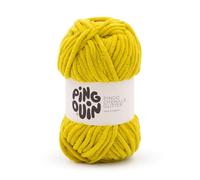 Pingouin - Pelote de Laine Pingo Chenille Glitter - Laine à Crocheter et à Tricoter - 100% POLYESTER - Aiguille n°7 - Couleur VERT