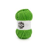 Pingouin - Pelote de Laine Pingo Chenille Glitter - Laine à Tricoter - 100% POLYESTER - Aiguille n°7 - Couleur VERT TORTUE