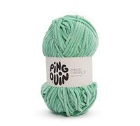 Pingouin - Pelote de Laine Pingo Chenille - Laine à Crocheter et à Tricoter - 100% POLYESTER - Aiguille n°6 - Couleur VERT