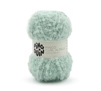 Pingouin - Pelote de Laine Pingo Curl Alpaga - Laine à Tricoter - 16% LAINE,10% ALPAGA,54% ACRYLIQUE,20% POLYESTER - Aiguille n°6 - Couleur VERT D'EAU