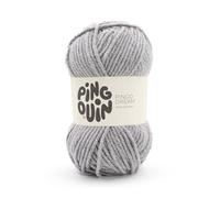 Pingouin - Pelote de Laine Pingo Dream - Laine à Crocheter et à Tricoter - 80% ACRYLIQUE,20% POLYAMIDE - Aiguille n°8 - Couleur GRIS