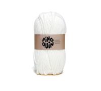 Pingouin - Pelote de Laine Pingo Dream - Laine à Crocheter et à Tricoter - 80% ACRYLIQUE,20% POLYAMIDE - Aiguille n°8 - Couleur BLANC