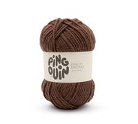 Pingouin - Pelote de Laine Pingo Dream - Laine à Crocheter et à Tricoter - 80% ACRYLIQUE,20% POLYAMIDE - Aiguille n°8 - Couleur MARRON