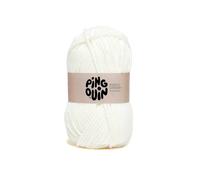 Pingouin - Pelote de Laine PINGO Dream - Laine à Tricoter - 80% Acrylique,20% Polyamide - Aiguille n°8 - Couleur Ecru