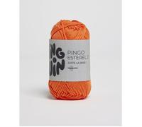 Pingouin - Pelote de Laine PINGO ESTEREL 3 de 50g - Laine à Tricoter - 100% COTON - Aiguille n°3 - Couleur ORANGE