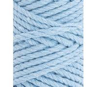 Pingouin - Pelote de Laine Pingo Macrame - Laine à Tricoter - 60% COTON,36% POLYESTER,4% FIBRES DIVERSES - Aiguille n°7 - Couleur CIEL