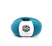 Pingouin - Pelote de Laine Pingo Modoux - Mohair - Laine à Tricoter - 10% LAINE,10% MOHAIR,80% ACRYLIQUE - Aiguille n°4.5 - Couleur VERT PLUME