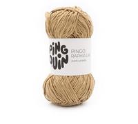 Pingouin - Pelote de Laine Pingo Raphia Like - Laine à Tricoter - 100% POLYESTER - Aiguille n°6 - Couleur NATUREL