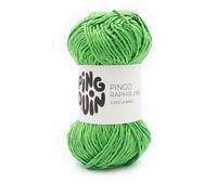 Pingouin - Pelote de Laine Pingo Raphia Like - Laine à Crocheter et à Tricoter - 100% POLYESTER - Aiguille n°6 - Couleur VERT