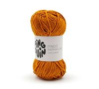 Pingouin - Pelote de Laine Pingo Raphia Like - Laine à Crocheter et à Tricoter - 100% POLYESTER - Aiguille n°6 - Couleur ORANGE