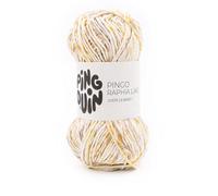 Pingouin - Pelote de Laine Pingo Raphia Like - Laine à Crocheter et à Tricoter - 100% POLYESTER - Aiguille n°6 - Couleur MULTICOLORE