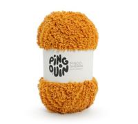 Pingouin - Pelote de Laine Pingo Sherpa - Laine à Crocheter et à Tricoter - 100% POLYESTER - Aiguille n°4 - Couleur JAUNE