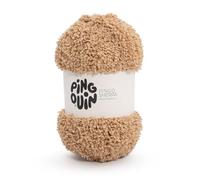 Pingouin - Pelote de Laine PINGO Sherpa - Laine à Tricoter - 100% Polyester - Aiguille n°4 - Couleur Camel