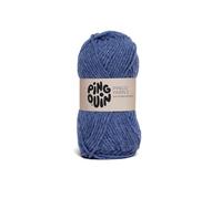 Pingouin - Pelote de Laine PINGO YARN 3 de 50g - Laine à Tricoter - 80% ACRYLIQUE,20% LAINE - Aiguille n°5 - Couleur DENIM