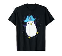 Pingouin Pirate avec Chapeau de Pirate et Cache-œil T-Shirt