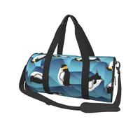 Pingouin polygone Abstrait, Sac de Voyage de Grande capacité, Sac à Main Rond, Sac de Voyage de Sport, fourre-Tout, Sac de Fitness