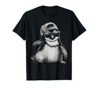 Pingouin Portant des Lunettes de Soleil mer océan Animal Amateur de Pingouin T-Shirt