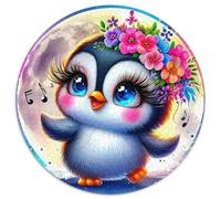 Pingouin Puzzle 1000 Pièces Adultes Et Enfants Dès 14 Ans Scène hivernale Pièces Parfaitement Assorties Jouets De Jeu Stimulants Détente Collection 1000pcs (67.5x67.5cm)