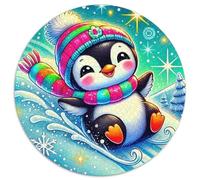 Pingouin Puzzle 1000 Pièces Adultes Et Enfants Dès 14 Ans Scène hivernale Puzzle Adulte Jouets Défi Éducatifs Détente Collection 1000pcs (67.5x67.5cm)