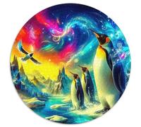Pingouin Puzzle 1000 Pièces Adultes Et Enfants Dès 14 Ans Scène hivernale Puzzle De Qualité Supérieure Jeu Éducatif Challenge Toy Détente Collection 1000pcs (67.5x67.5cm)