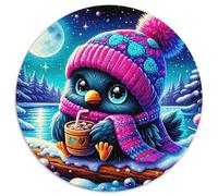 Pingouin Puzzle 1000 Pièces Adultes Et Enfants Dès 14 Ans Scène hivernale Puzzle De Qualité Supérieure Jeu Éducatif Challenge Toy Détente Collection 1000pcs (67.5x67.5cm)