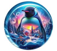 Pingouin Puzzle 1000 Pièces Adultes Et Enfants Dès 14 Ans Scène hivernale Puzzle De Qualité Supérieure Jeu Éducatif Challenge Toy Jeu Relaxant 1000pcs (67.5x67.5cm)