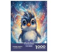 Pingouin Puzzle 1000 Pieces Cadeau Unique Jeu Éduchatif Défi Jouet À De Qualité Supérieure Peinture Art pour Adultes Et Enfants À Partir De 14 Ans 38x26cm/1000pcs