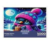 Pingouin Puzzle 1000 Pieces Cadeau Unique Jeu Éduchatif Défi Jouet À De Qualité Supérieure Peinture Art pour Adultes Et Enfants 38x26cm/1000pcs