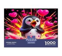 Pingouin Puzzle 1000 Pièces Educa Jouet en Bois Divertissement Créatif De l'art De La Décoration Jeu Éduchatif Challenge Toy Adultes Et Enfants À Partir De 14 Ans 70x50cm/1000pcs