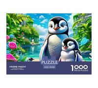 Pingouin, Puzzle De 1000 Pièces, Défi Coopératif Captivant pour Renforcer Complicité Et Esprit De Collaboration, Passe-Temps Parfait pour Tous Les Membres De La Famille, Adapté Aux 12 Ans Et Plus, 70