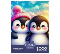pingouin, Puzzle De 1000 Pièces, Défi Individuel Captivant Stimulant Concentration Patience Et Logique, Passe-temps Relaxant Procurant Satisfaction Et Sentiment D’accomplissement, Adapté Aux 12 Ans Et