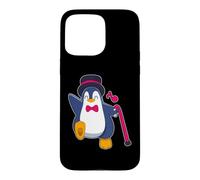 Pingouin Retraité Canne Coque pour iPhone 15 Pro Max