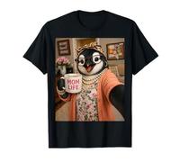 Pingouin Selfie Meme Humour Maman Mignon Amour Appréciation T-Shirt