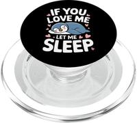 Pingouin, si tu m'aimes, Laisse-Moi Dormir PopSockets PopGrip pour MagSafe