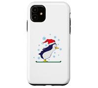 Pingouin Ski à Noël Coque pour iPhone 11