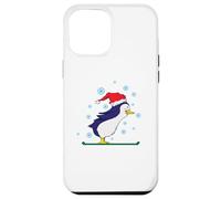 Pingouin Ski à Noël Coque pour iPhone 12 Pro Max
