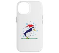 Pingouin Ski à Noël Coque pour iPhone 14