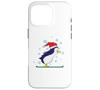 Pingouin Ski à Noël Coque pour iPhone 16 Pro