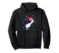 Pingouin Ski à Noël Sweat à Capuche