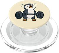 Pingouin soulevé de Terre Gym Rat Animal Lover Lifting Homme Femme PopSockets PopGrip pour MagSafe
