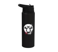 Pingouin vampire - Pingouin effrayant amusant pour les amateurs d'Halloween Stainless Steel Insulated Water Bottle