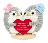 Pingouins Amoureux Inséparables, Idée Cadeau Romantique pour Couple Saint-Valentin pour lui et elle Anniversaire Mariage Anniversaire de Mariage Homme Femme Amoureux Surprise d’Amour (Taille Unique)