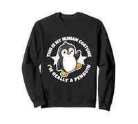 Pingouins C'est Mon Costume Humain Je suis Vraiment Un Pingouin Sweatshirt
