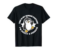 Pingouins C'est Mon Costume Humain Je suis Vraiment Un Pingouin T-Shirt